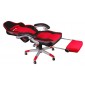 Scaun gaming Pilot Race Negru-Rosu